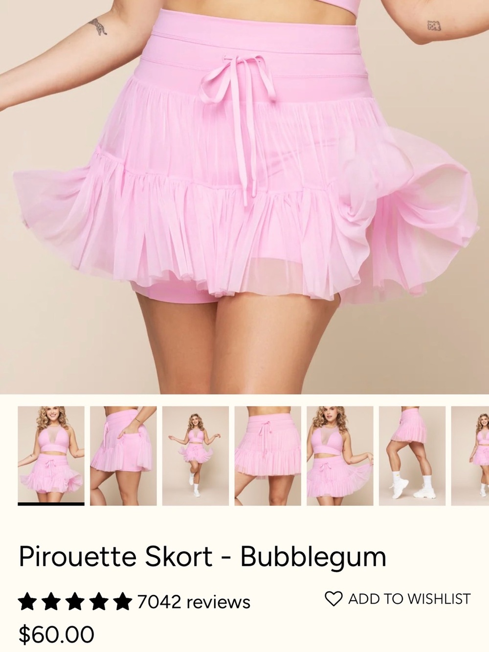 POPFLEX bubblegum pink Tiered Tulle Mini Skirt Sz L